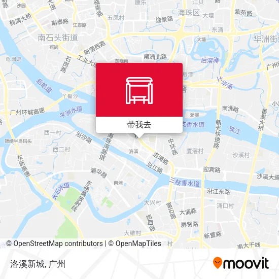 洛溪新城地图