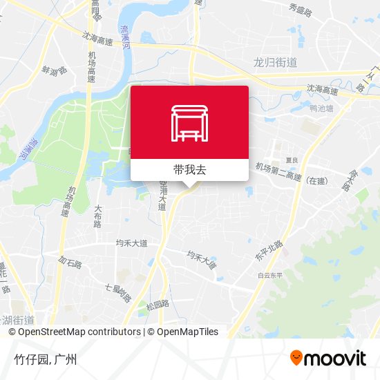 竹仔园地图