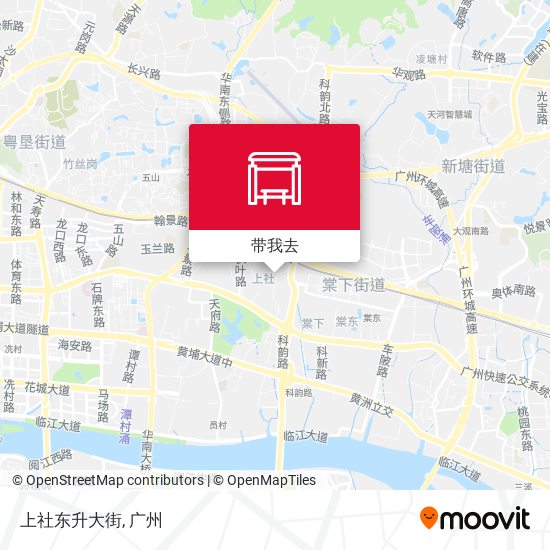 上社东升大街地图