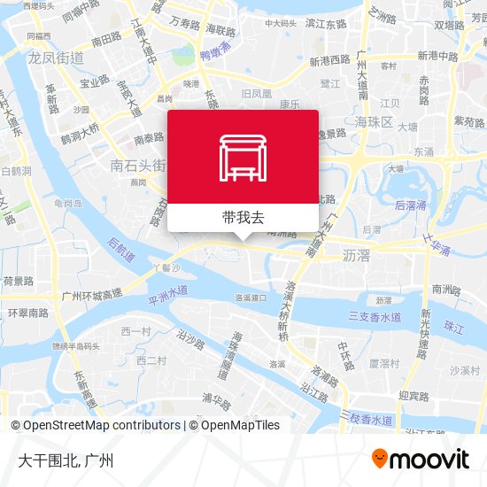 大干围北地图