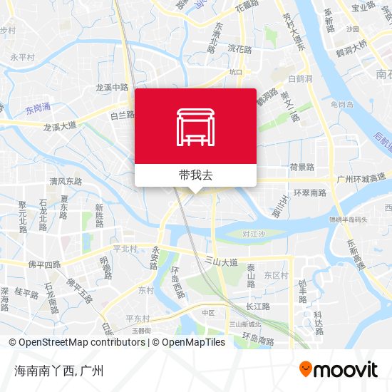 海南南丫西地图