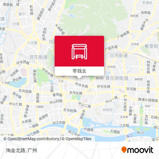 淘金北路地图