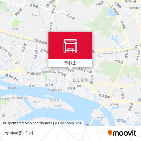文冲村委地图
