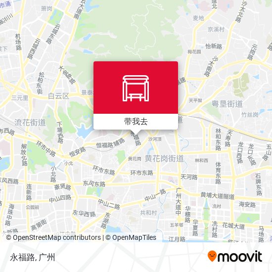 永福路地图