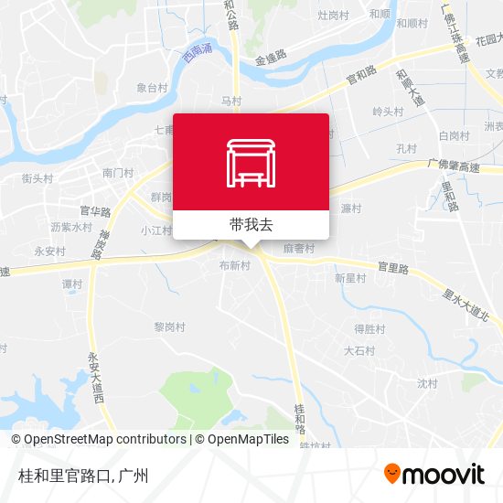 桂和里官路口地图