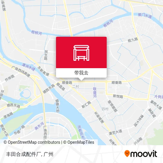 丰田合成配件厂地图
