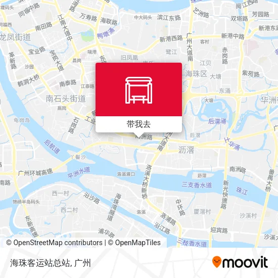 海珠客运站总站地图