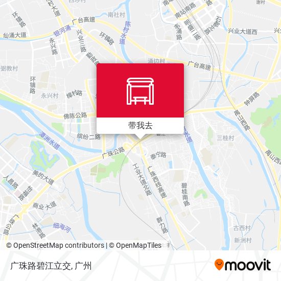 广珠路碧江立交地图