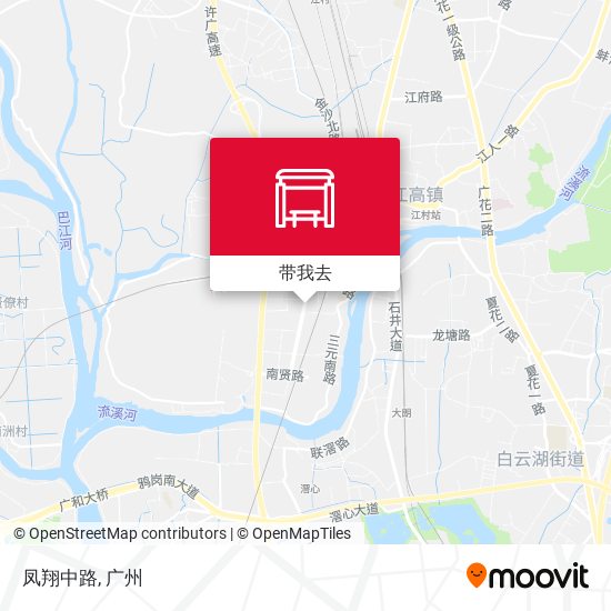 凤翔中路地图