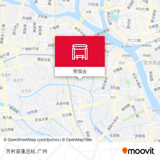 芳村葵蓬总站地图