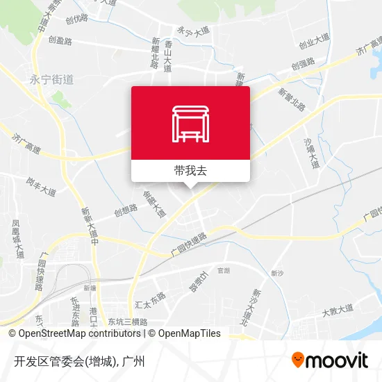 开发区管委会(增城)地图