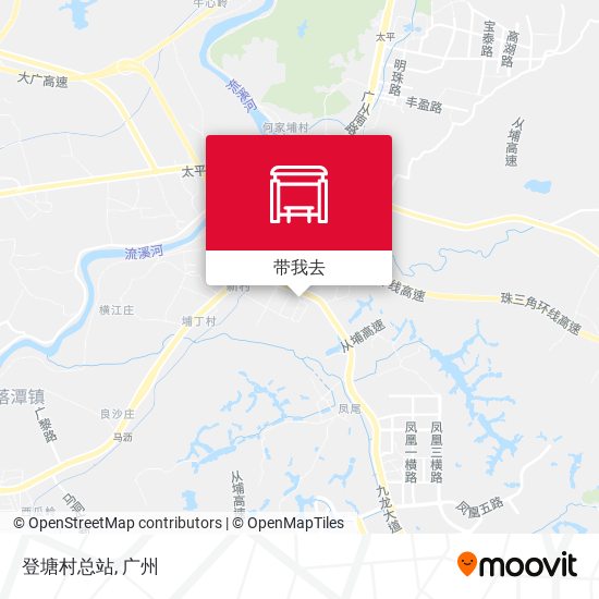登塘村总站地图