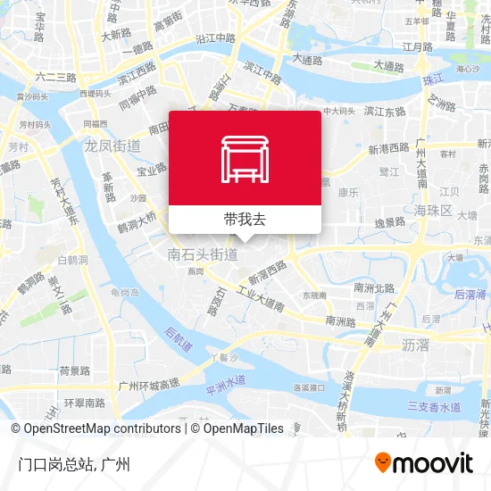 门口岗总站地图