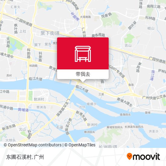 东圃石溪村地图