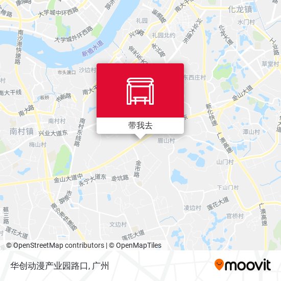 华创动漫产业园路口地图