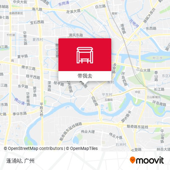 蓬涌站地图