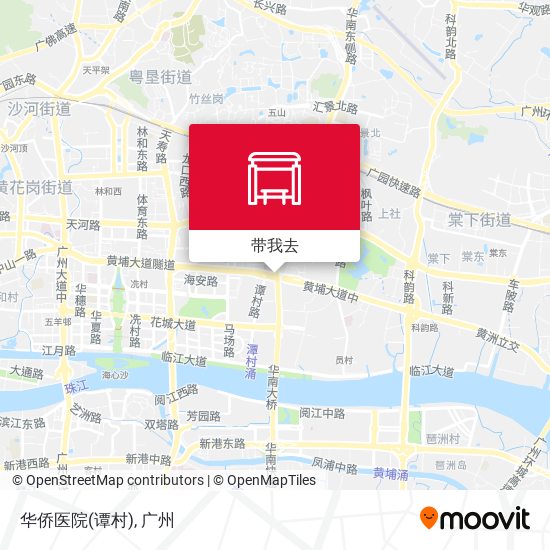 华侨医院(谭村)地图