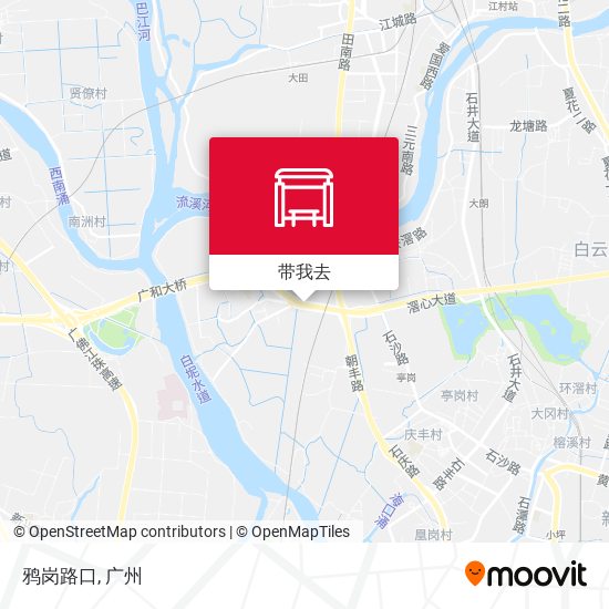 鸦岗路口地图