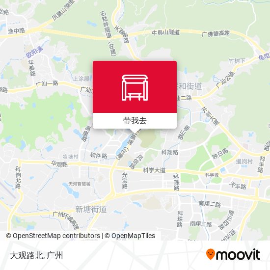 大观路北地图