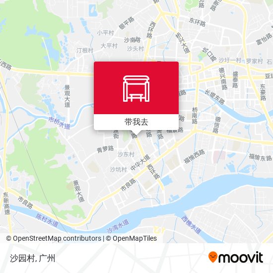 沙园村地图