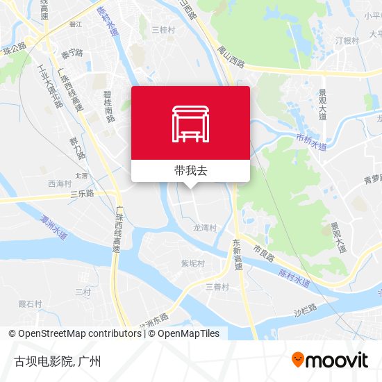 古坝电影院地图