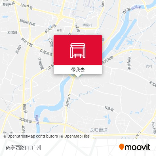 鹤亭西路口地图