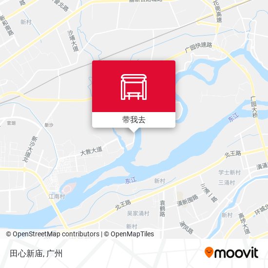 田心新庙地图