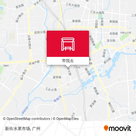 新街水果市场地图