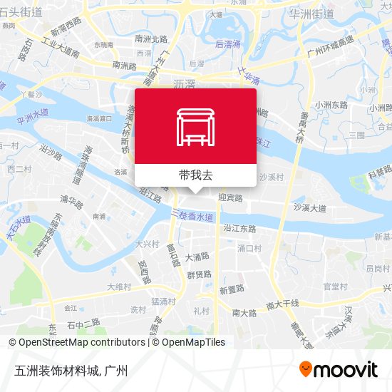 五洲装饰材料城地图
