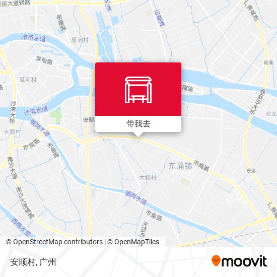 安顺村地图