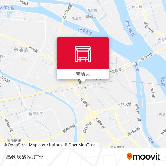 高铁庆盛站地图