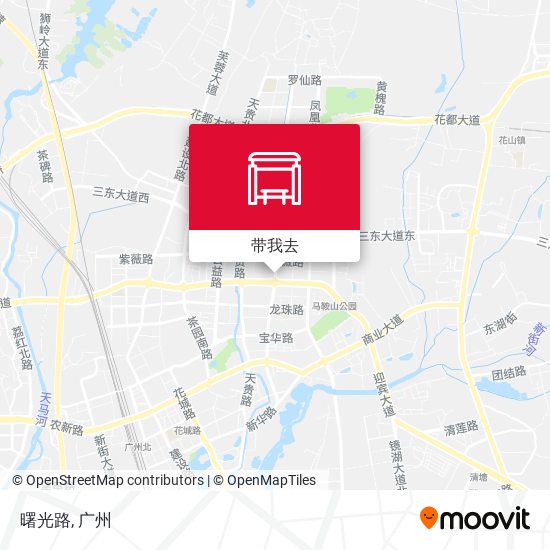 曙光路地图