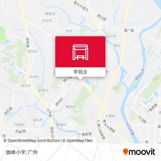 旗峰小学地图