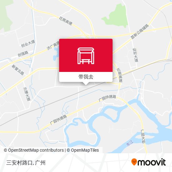 三安村路口地图