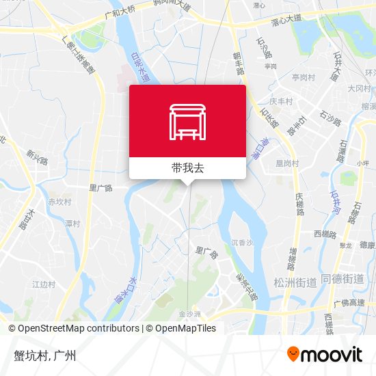 蟹坑村地图