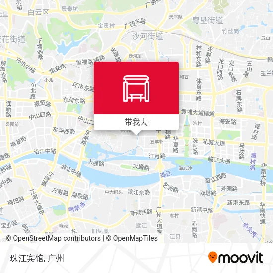 珠江宾馆地图