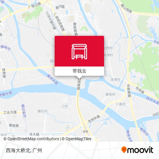西海大桥北地图