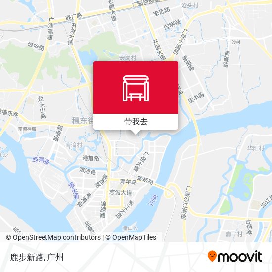 鹿步新路地图