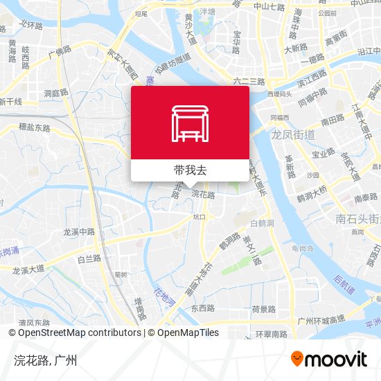 浣花路地图