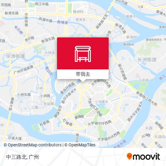 中三路北地图