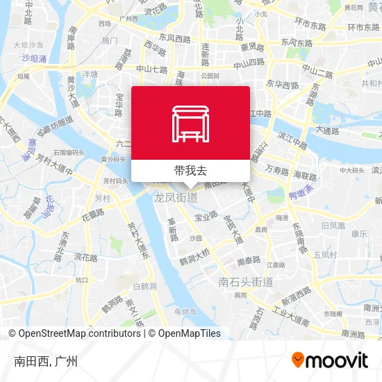 南田西地图