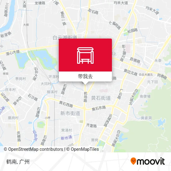 鹤南地图