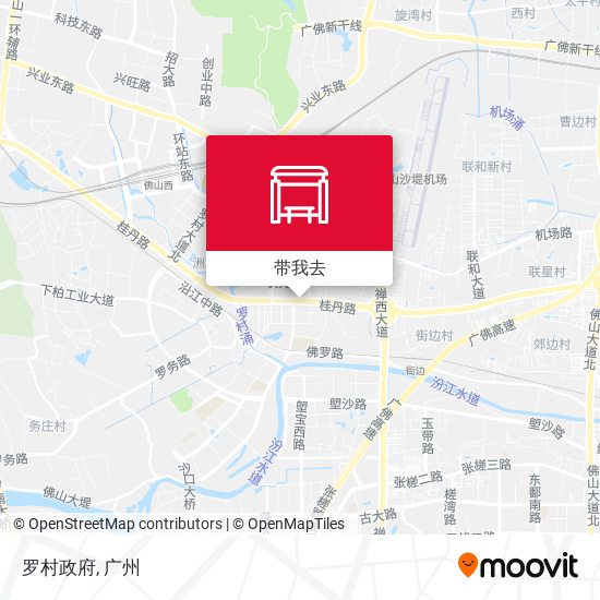 罗村政府地图