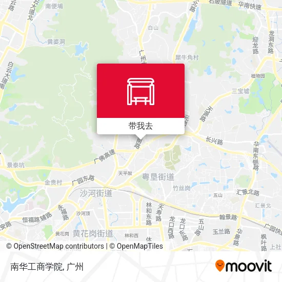 南华工商学院地图