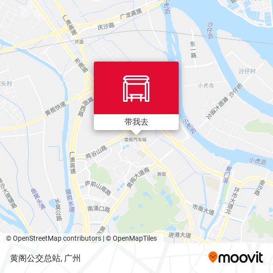 黄阁公交总站地图
