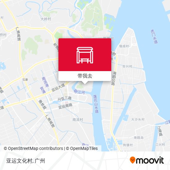 亚运文化村地图