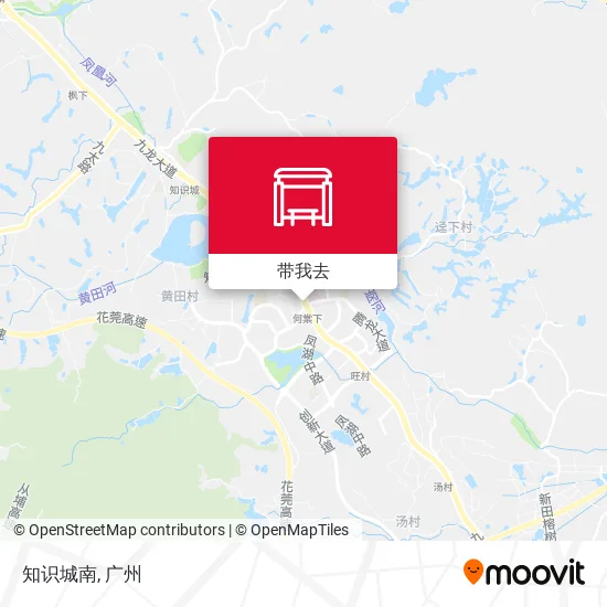 知识城南地图