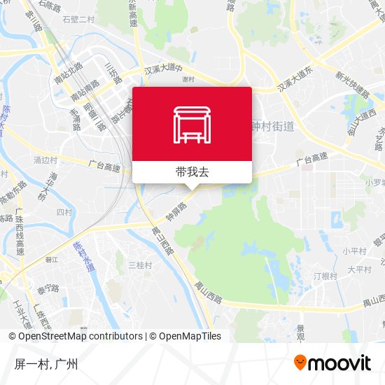 屏一村地图