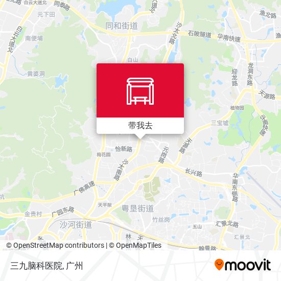 三九脑科医院地图