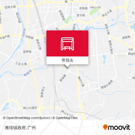 雅瑶镇政府地图
